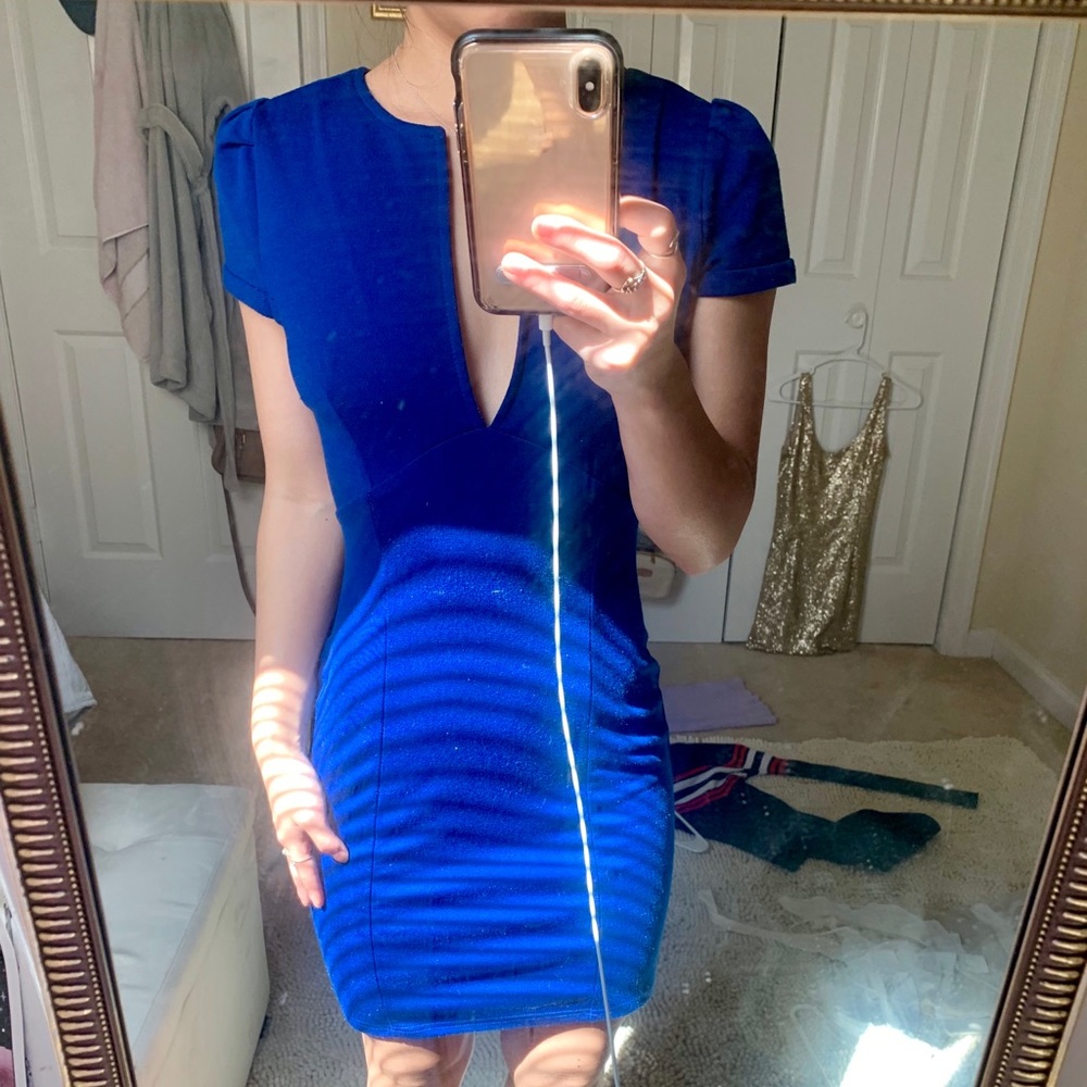 TOBI Bodycon Royal Blue Dress WORN ONCE